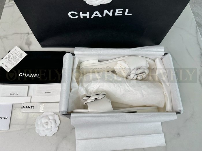 샤넬 까멜리아 뮬