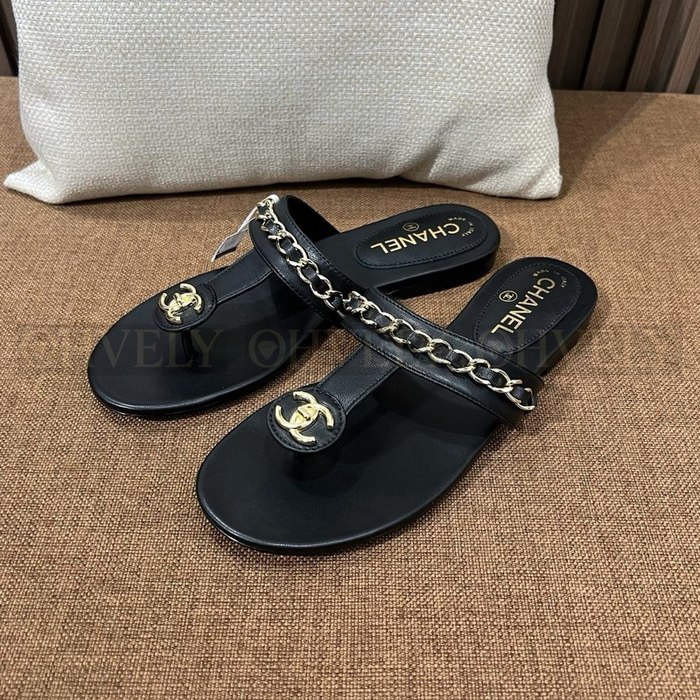 샤넬 턴락 쪼리 슬리퍼