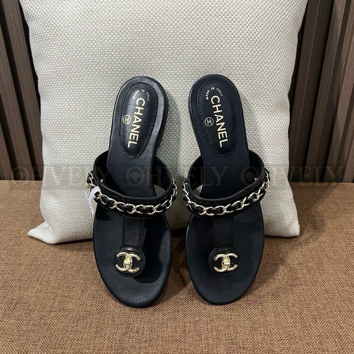 샤넬 턴락 쪼리 슬리퍼