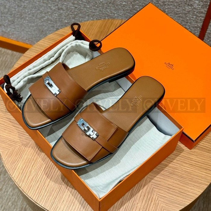 에르메스 Giulia 뮬 은장