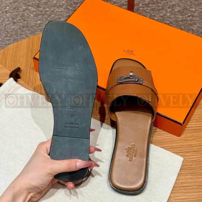 에르메스 Giulia 뮬 은장