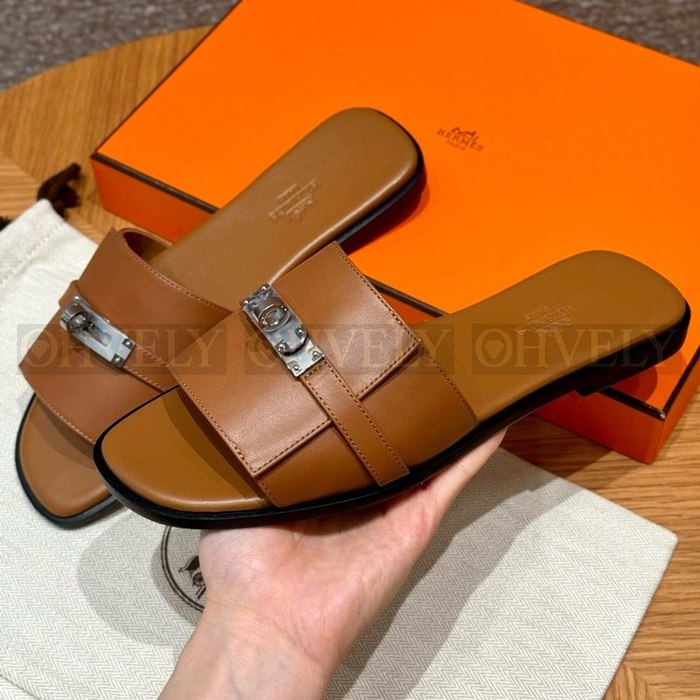 에르메스 Giulia 뮬 은장