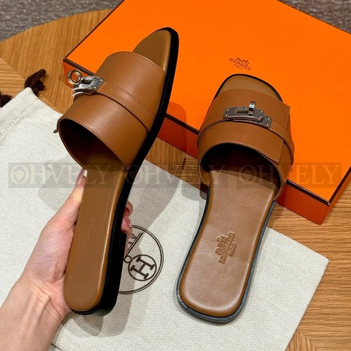 에르메스 Giulia 뮬 은장