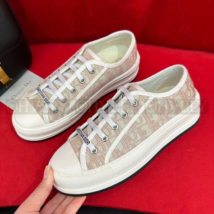 디올 워크앤 디올 오블리크 플랫폼 스니커즈