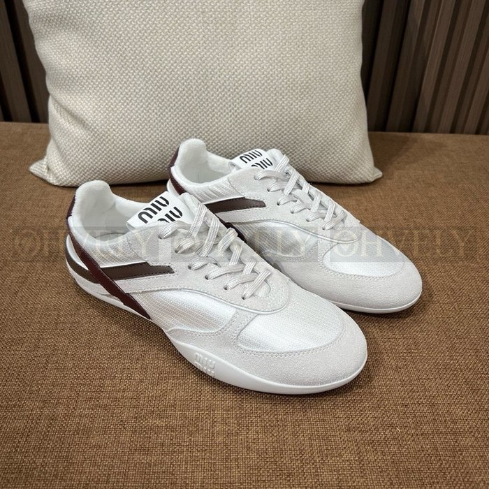 미우미우 김나지움 스웨이드 스니커즈