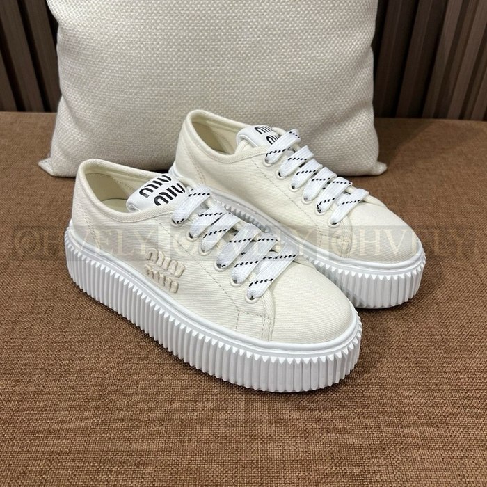 미우미우 데님 스니커즈