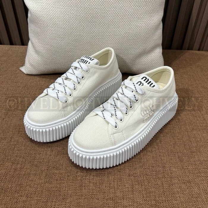 미우미우 데님 스니커즈