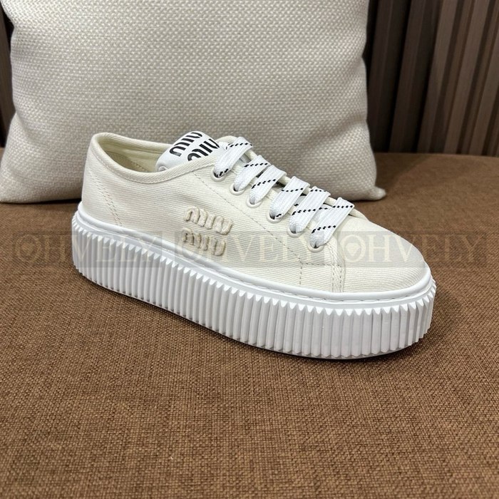 미우미우 데님 스니커즈