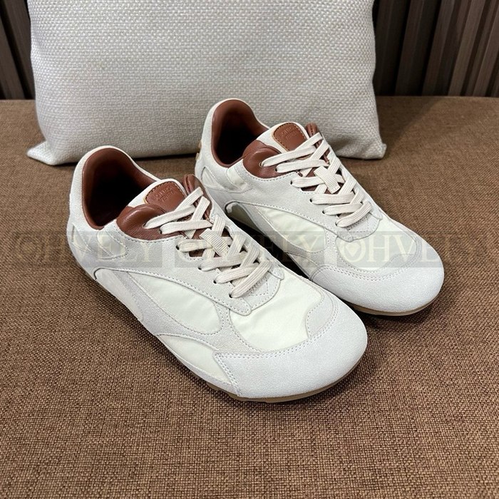 보테가베네타 오르빗 플래시 스웨이드 트리밍 스니커즈