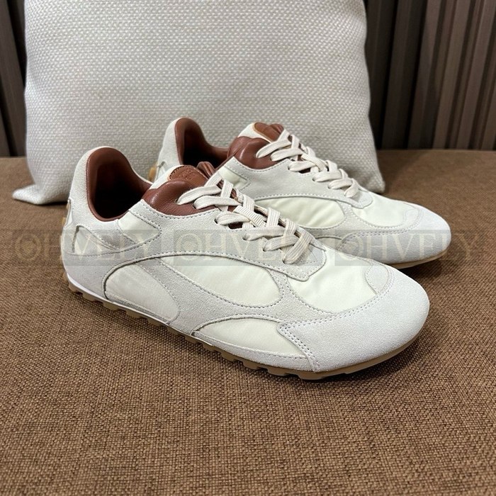 보테가베네타 오르빗 플래시 스웨이드 트리밍 스니커즈