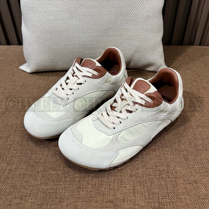 보테가베네타 오르빗 플래시 스웨이드 트리밍 스니커즈