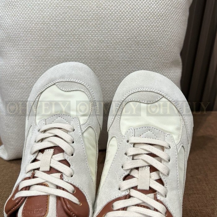 보테가베네타 오르빗 플래시 스웨이드 트리밍 스니커즈