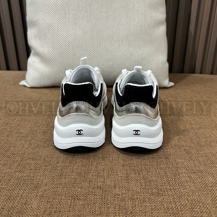 샤넬 CC로고 카프스킨 스니커즈