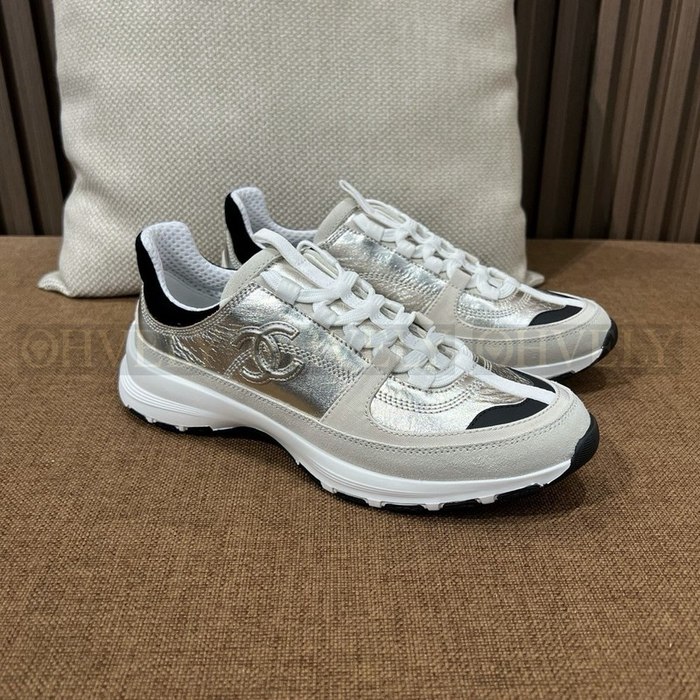 샤넬 CC로고 카프스킨 스니커즈