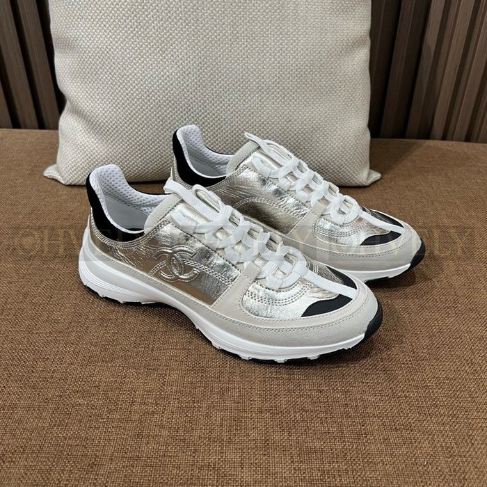 샤넬 CC로고 카프스킨 스니커즈