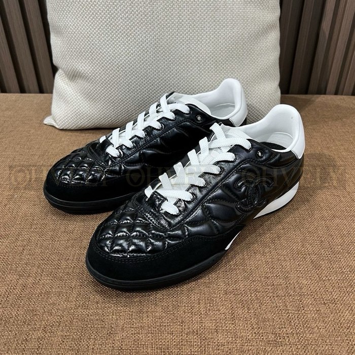 샤넬 카프스킨 퀄팅 스니커즈