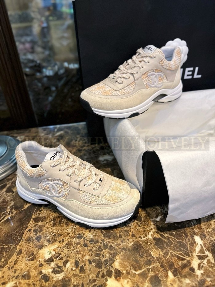 샤넬 트위드 스니커즈