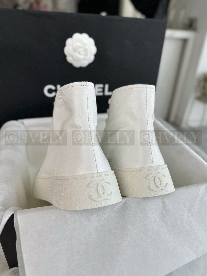 샤넬 하이탑 스니커즈
