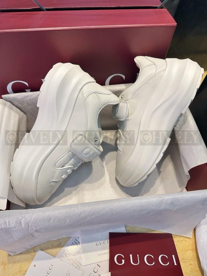 구찌 웨이브 웨지힐 스니커즈