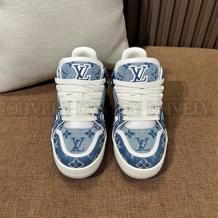 루이비통 LV 트레이너 데님 스니커즈