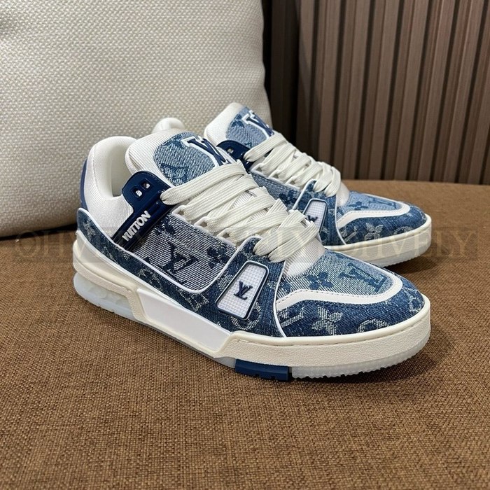 루이비통 LV 트레이너 데님 스니커즈