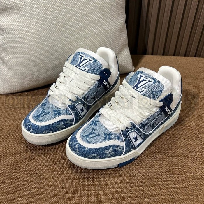 루이비통 LV 트레이너 데님 스니커즈