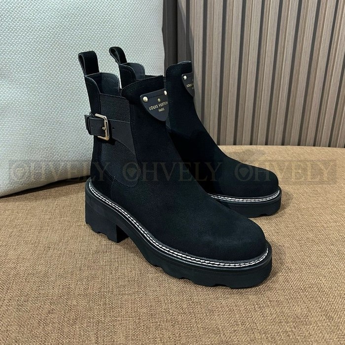 루이비통 보부르 앵클 부츠