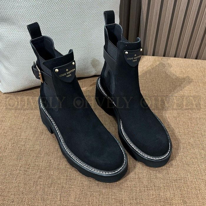 루이비통 보부르 앵클 부츠