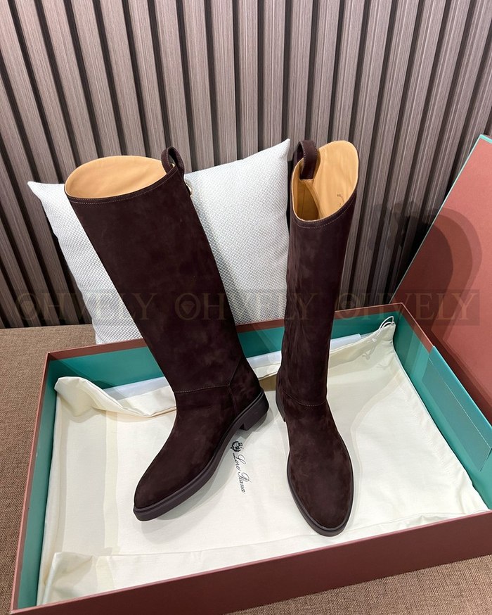 로로피아나 킬다 부츠 스웨이드