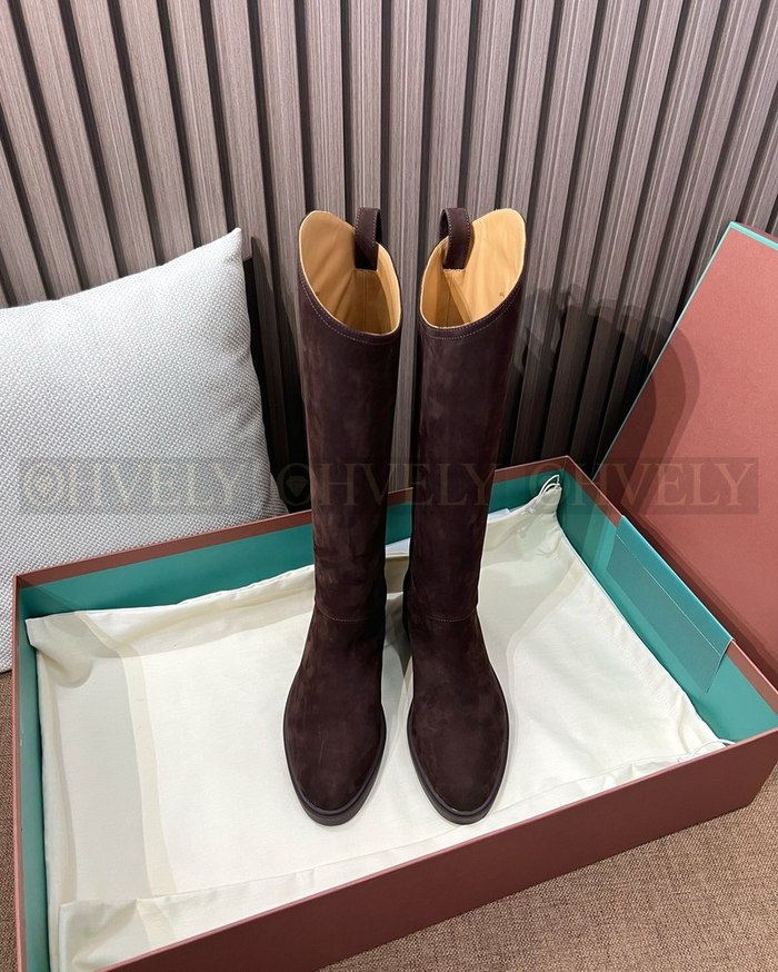 로로피아나 킬다 부츠 스웨이드