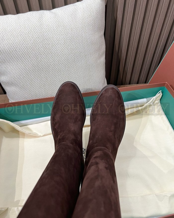 로로피아나 킬다 부츠 스웨이드