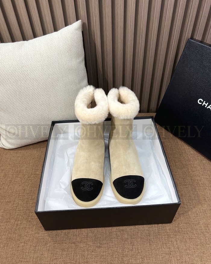 샤넬 스노우 첼시 부츠
