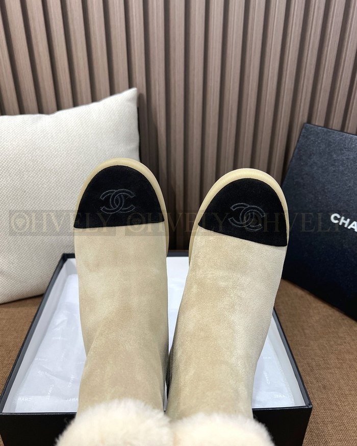 샤넬 스노우 첼시 부츠