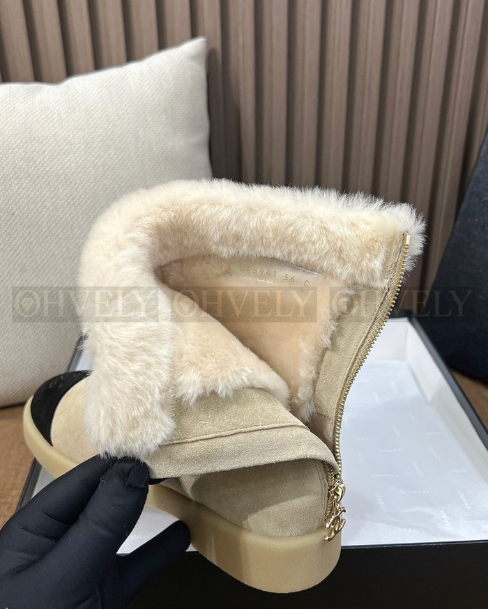 샤넬 스노우 첼시 부츠