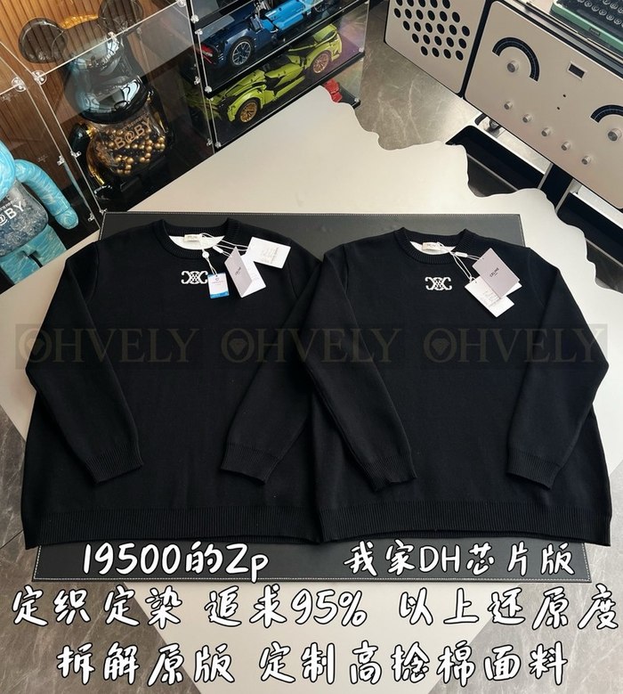 【 ZP 】Celine 니트 맨투맨 티셔츠 블랙 (매장가 390만원)