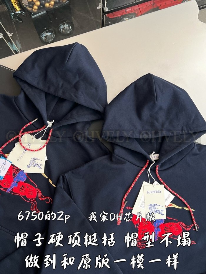 【 ZP 】Burberry 후드티 네이비 (매장가 135만원)