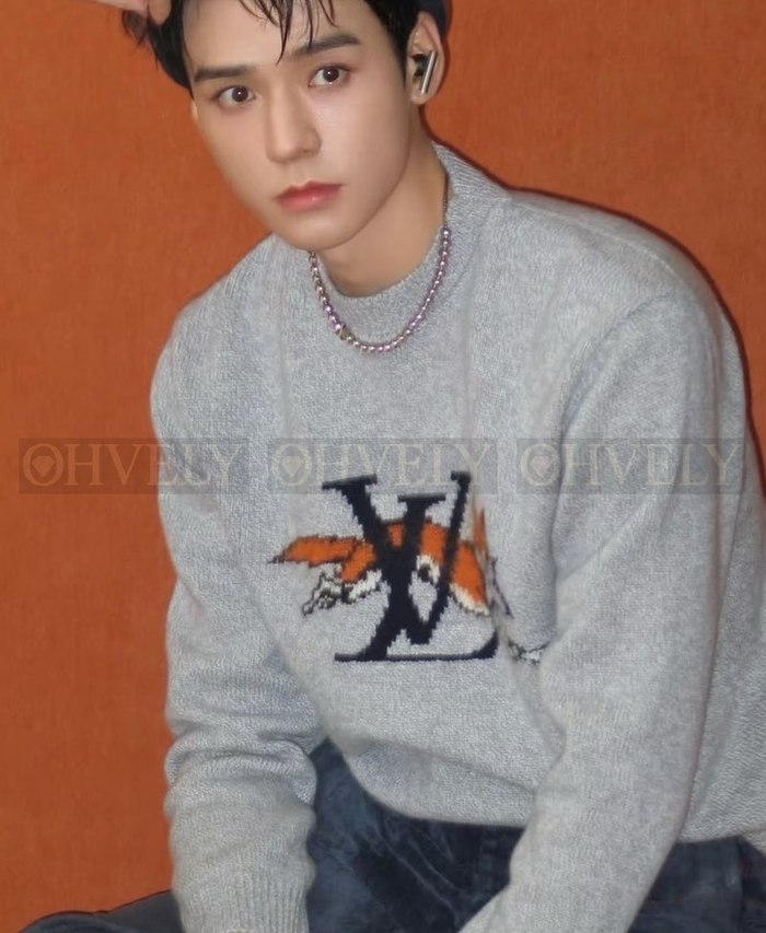 【 ZP 】LOUIS VUITTON 니트 티셔츠 그레이 (매장가 282만원)