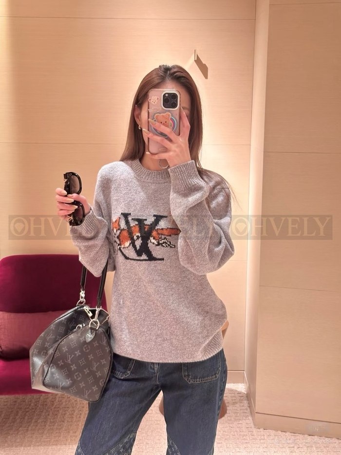 【 ZP 】LOUIS VUITTON 니트 티셔츠 그레이 (매장가 282만원)