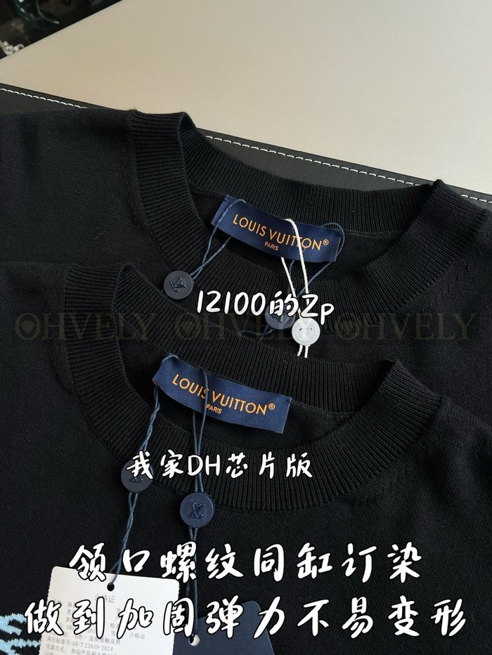 【 ZP 】LOUIS VUITTON 니트 맨투맨 블랙 (매장가 242만원)