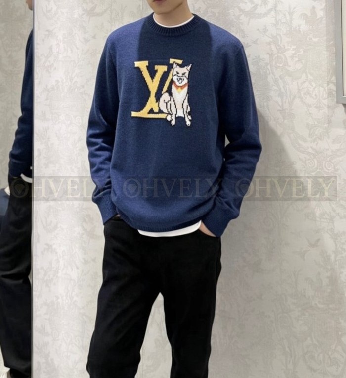 【 ZP 】LOUIS VUITTON 니트 - 블루 (매장가 232만원)