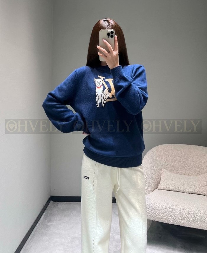 【 ZP 】LOUIS VUITTON 니트 - 블루 (매장가 232만원)