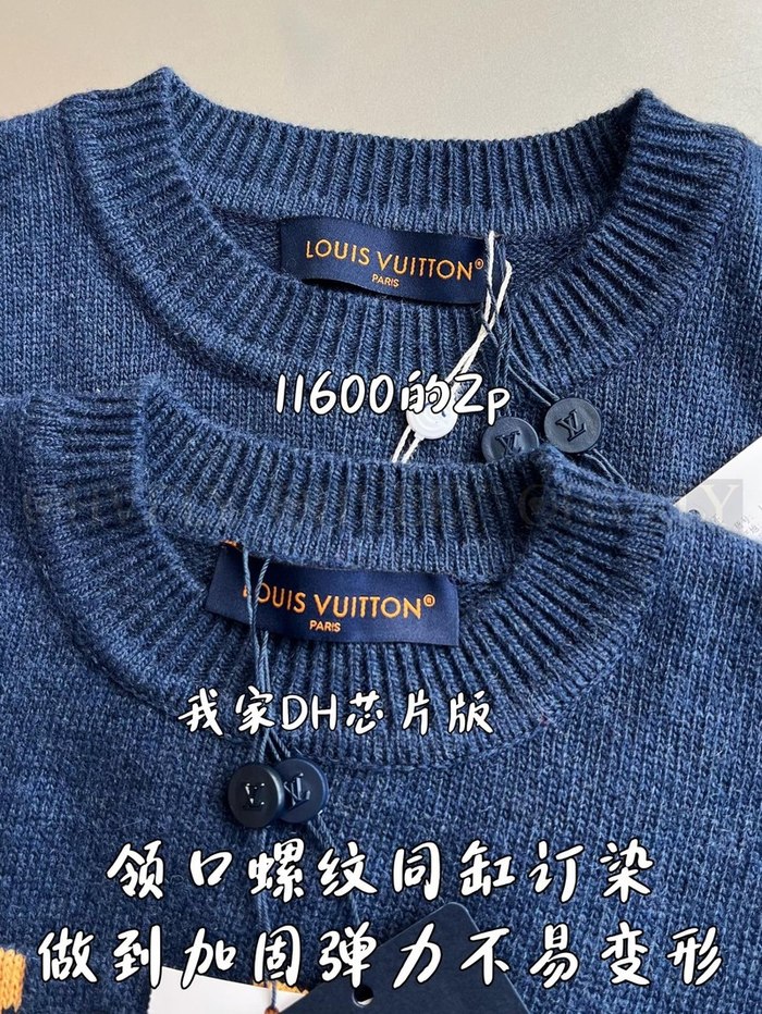 【 ZP 】LOUIS VUITTON 니트 - 블루 (매장가 232만원)