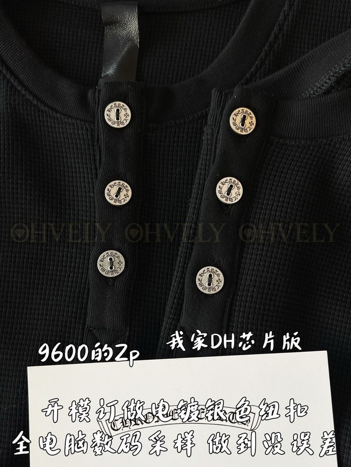 【 ZP 】CHROME HEARTS 롱 슬리브 블랙 (매장가 192만원)