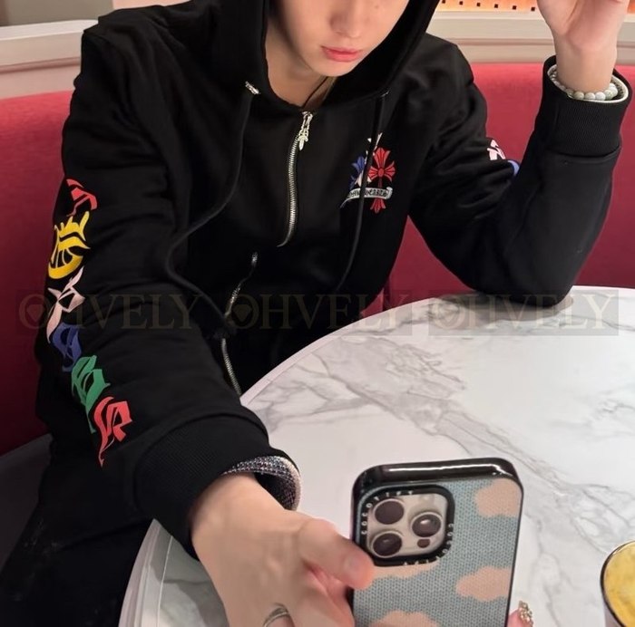 【 ZP 】CHROME HEARTS 후드 집업 블랙 (매장가 180만원)