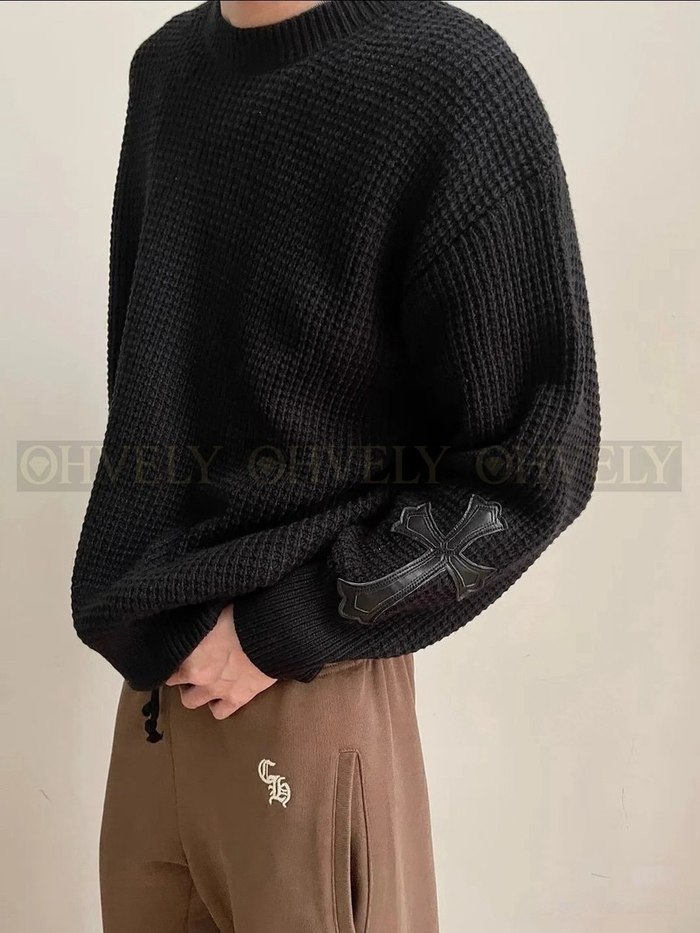 【 ZP 】CHROME HEARTS 니트 맨투맨 블랙 (매장가 310만원)