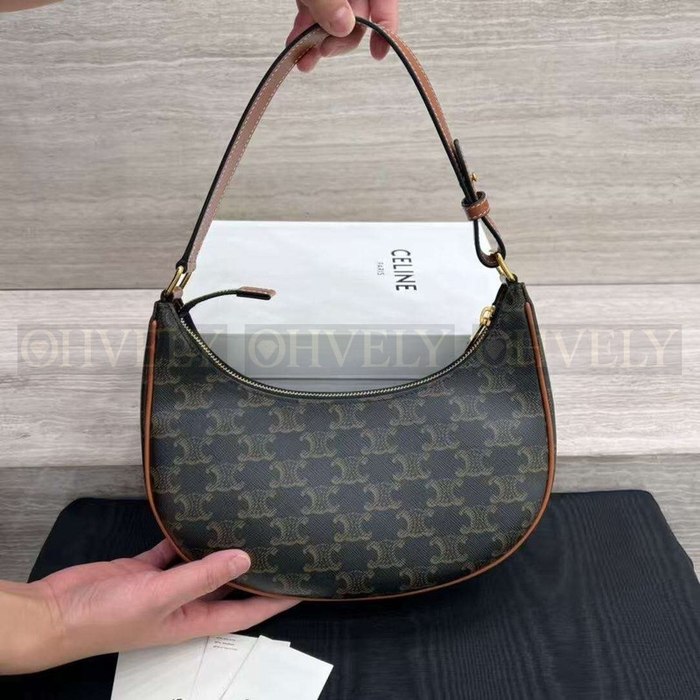 셀린느 아바 숄더백 캔버스