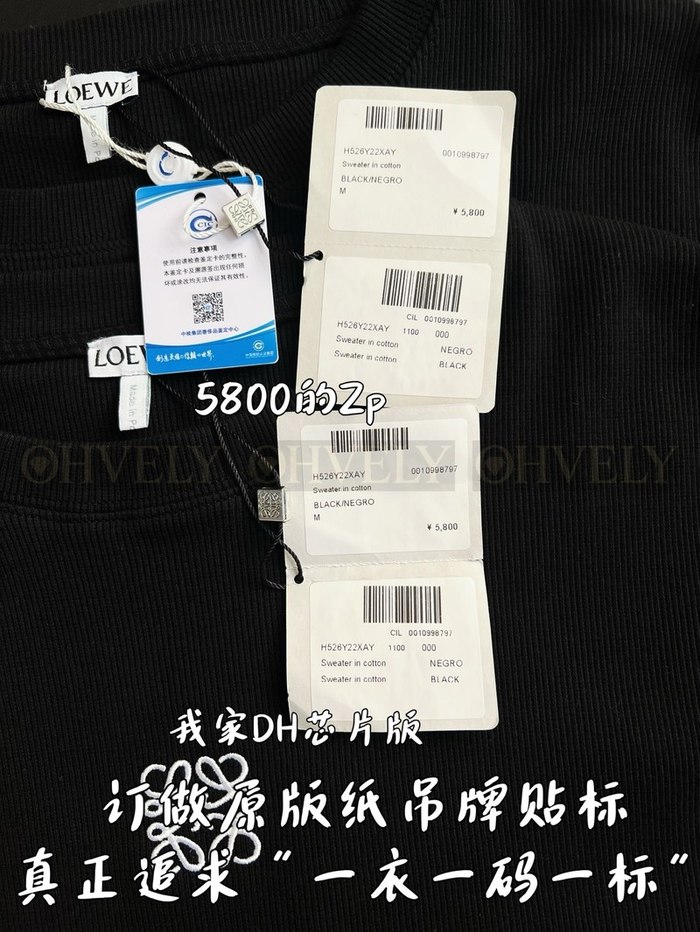 【 ZP 】LOEWE 라운드 맨투맨 (매장가 116만원)