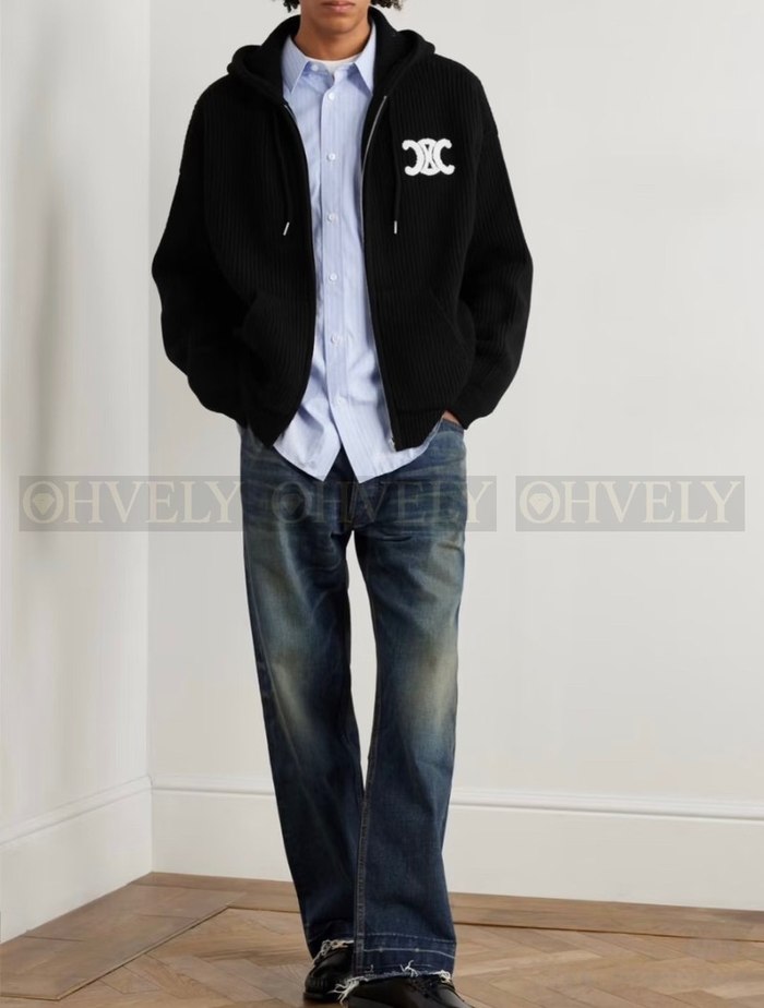 【 ZP 】CELINE 집업 후드 아우터 (매장가 320만원)