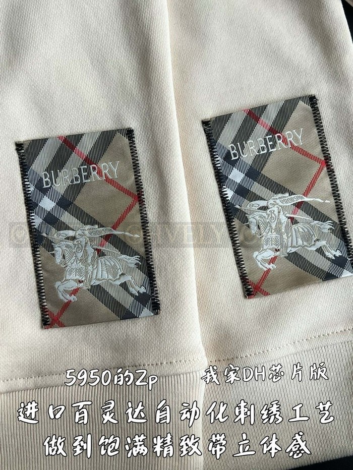 【 ZP 】Burberry 체크 라벨 울 스웨터 (매장가 119만원)