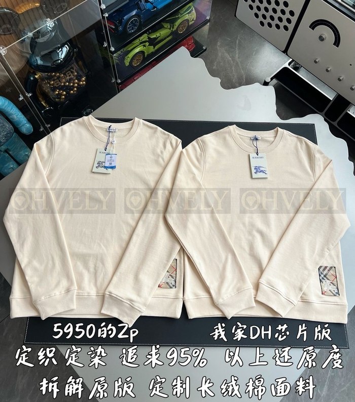 【 ZP 】Burberry 체크 라벨 울 스웨터 (매장가 119만원)